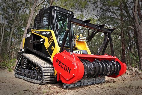 skid steer with forestry mulcher